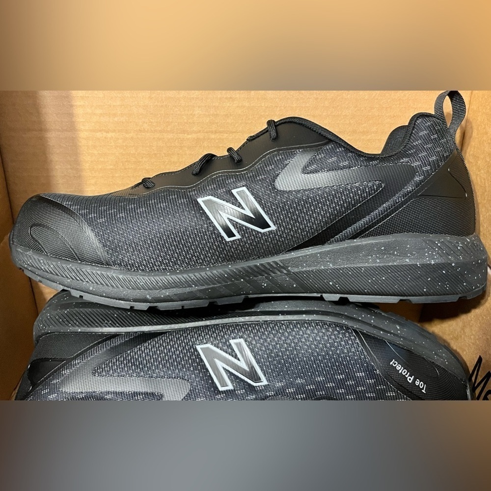 NEW- New Balance Logic Composite Toe Men's Industrial Work Shoes, Black, Size 14 - Picture 7 of 13